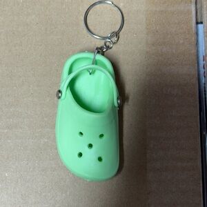 Green Miniature Shoe Keychain